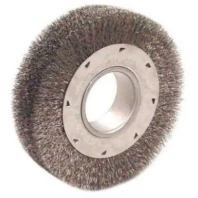 Express Delivery 1-5/8" X 8" Wide Face Crimped Steel Wire Wheel, 2" Arbor, - No. 03150
