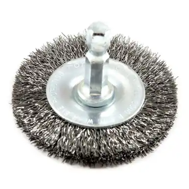 3 in. Crimped Wire Wheel Brush Metal 6000 rpm - No. 72736 Free Returns