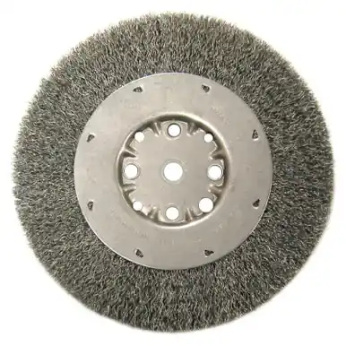 Fresh Stock 3/4" X 6" Med. Face Crimped Steel Wire Wheel, 5/8- 1/2 Arbor - No. DMX6
