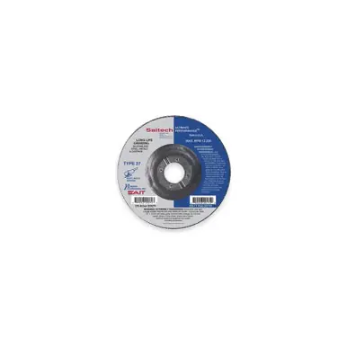 Best Price 4-1/2" x 1/4" Type 27 Grinding Wheel, 7/8" Bore Saitech - No. 20064