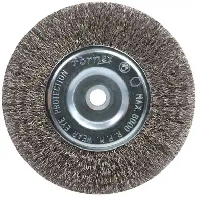 6 in. Crimped Wire Wheel Brush Metal 6000 rpm - No. 72747 Low Price
