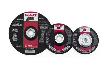 Clearance 6" X .045" X 7/8" Cutting Wheel, T27/T42, No-Hub, A60S, Sait - No. 22047