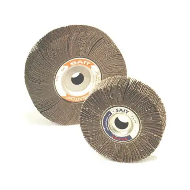 6" x 1" 100 Grit Flap Wheel with 1" Spindle - No. 72002 Factory Price