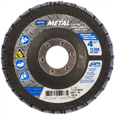 6" X 7/8" Flap Disc Grit 40, Type 29 Conical - No. 66254491776 Fan Favorite