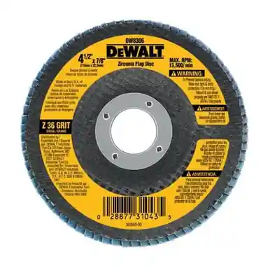 Premium DEWALT 7" X 5/8"-11 Type 29 HP Flap Disc, 80 Grit - No. DW8330
