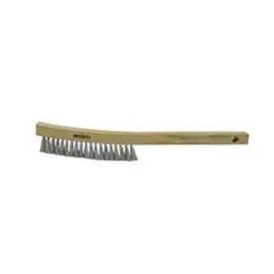 Bargain Plater‘s Brush, Stainless Steel Fill, 4X19, Curved Handle - No. 44232